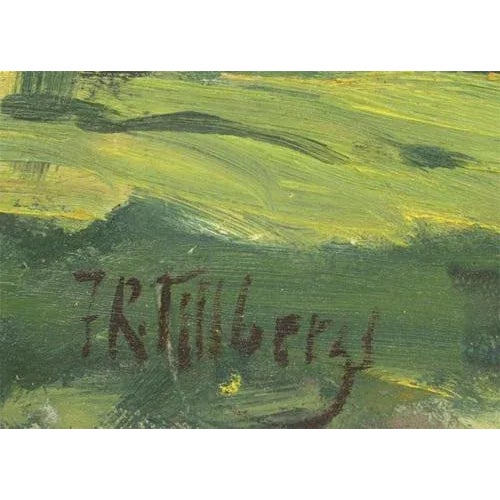 1942. Cardboard, oil. 28x35 cm Jānis Roberts Tilbergs.