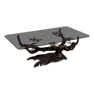 Vintage Belgian Bonsai Tree Coffee Table by Willy Daro, 1970s For Sale