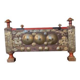 1910s Antique Middle Eastern Footstool For Sale