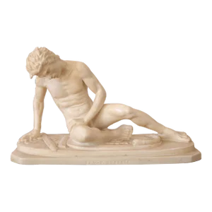 Small Vintage Italian Dying Gaul Sculpture