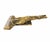 Traditional Vintage Brass Alsatian Wolf Dog Door Knocker | German Shepherd Architectural Hardware For Sale - Image 3 of 5