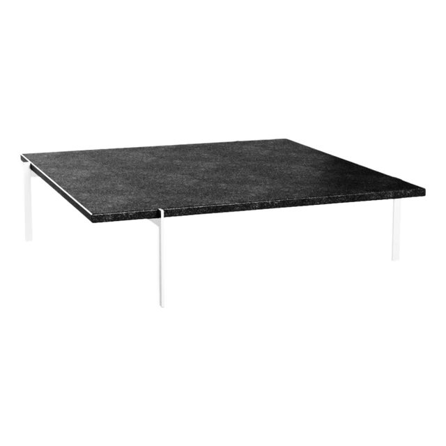 Poul Kjærholm Pk61 Dark Granite Coffee Table, Fritz Hansen, Denmark, 1956, 2008 For Sale