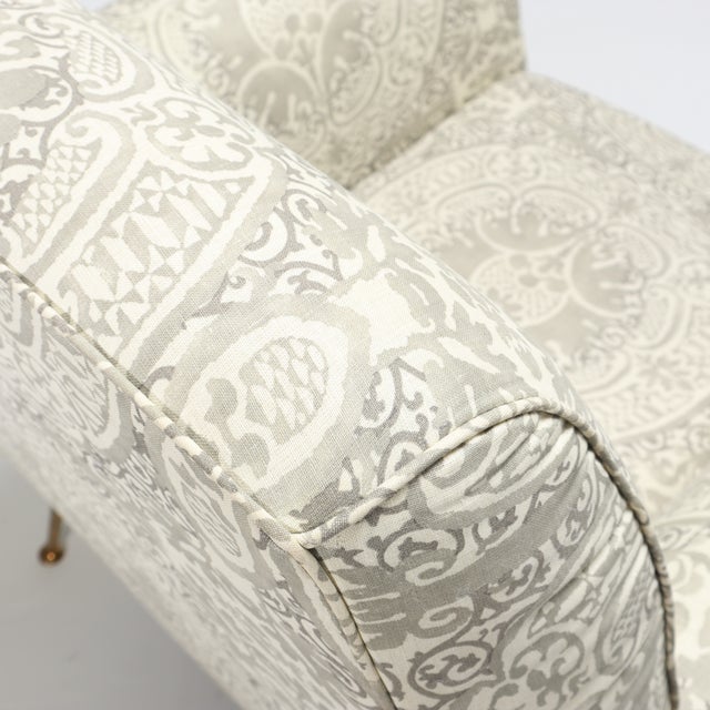 Pair of Gigi Radice for Minotti Attributed Italian Armchairs For Sale In Chicago - Image 6 of 11