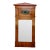 Large Antique Biedermeier Figure Maple Pier Mirror For Sale