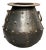 Large Cauldron Shaped Metal Planter For Sale