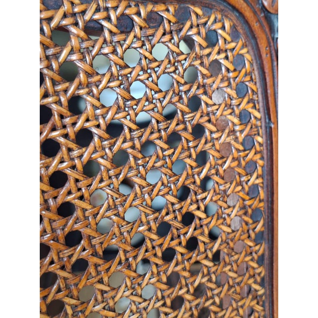 Baroque-Style Armchairs with Hand-Woven Vienna Straw Backrests, Italy, 1960s, Set of 2 For Sale - Image 15 of 16