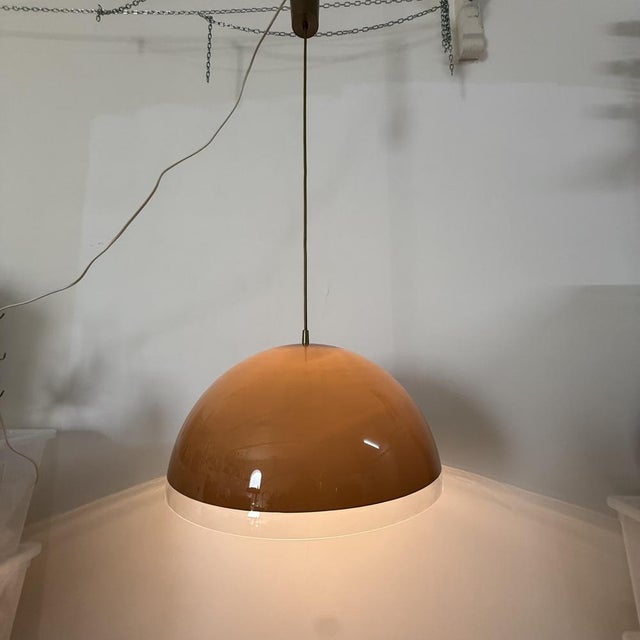 Mushroom Hanging Lamp, 1970s For Sale - Image 14 of 18