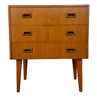 Oak Bedside Table, Denmark, 1960s For Sale