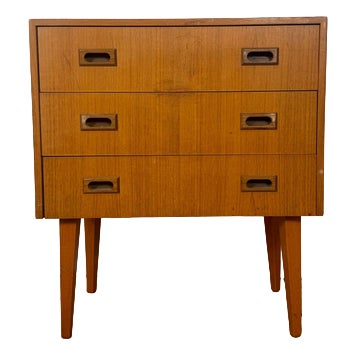 Oak Bedside Table, Denmark, 1960s For Sale