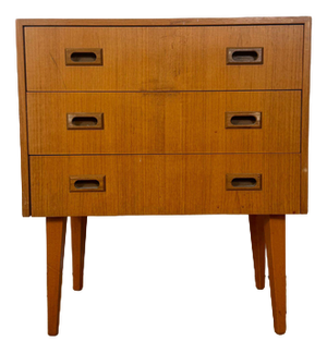 Oak Bedside Table, Denmark, 1960s