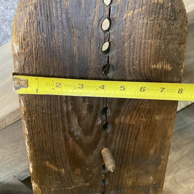 Antique Wooden Carpenter's Bevel Gauge or Angle-Finder For Sale - Image 15 of 18