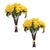 Rustic Yellow Berry Bundle (Set of 2) For Sale - Image 3 of 3