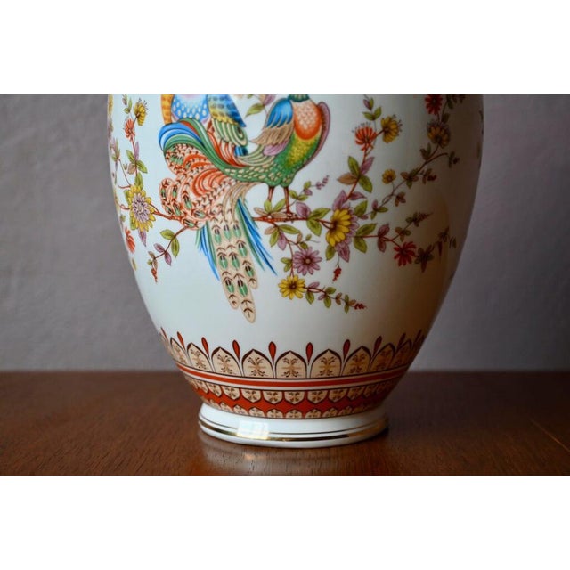 Black Lidded Vase with Birds Decor by Fg. Fratelli Gialletti For Sale - Image 8 of 10