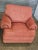 Late 20th Century Pair Hancock & Moore Red Suede Leather Armchairs Club Chairs Nailhead Trim For Sale In Cleveland - Image 6 of 11