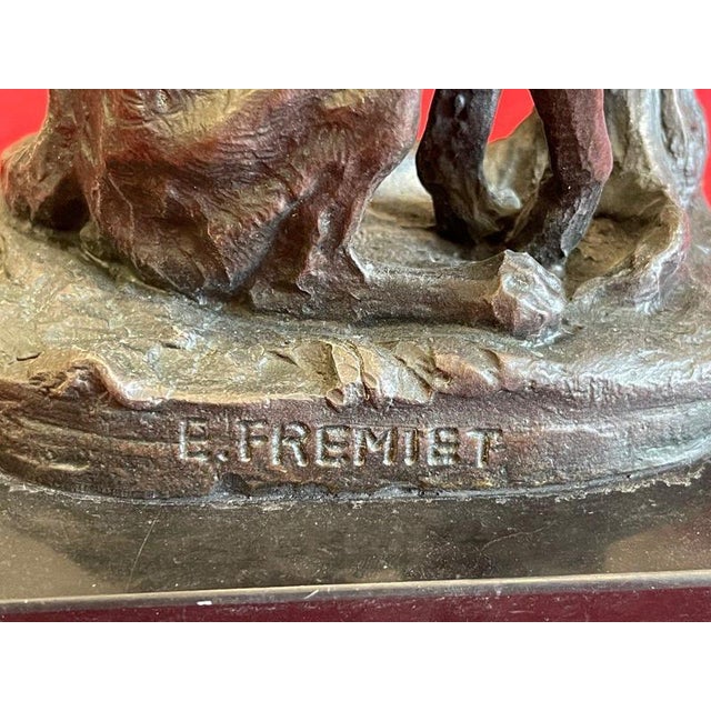 Greyhound Dog in Bronze by E. Fremiet For Sale - Image 4 of 11