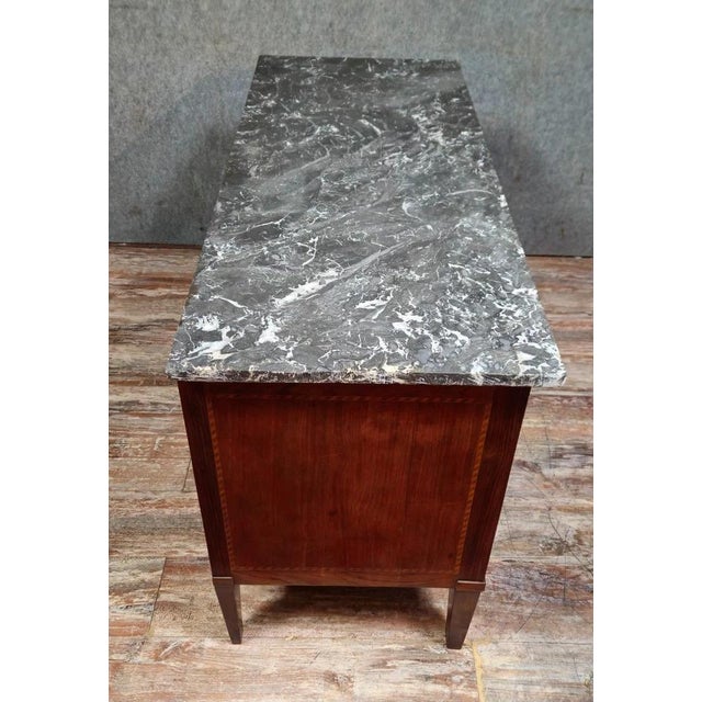 18th Century Louis XVI Marquetry Commode For Sale - Image 6 of 8