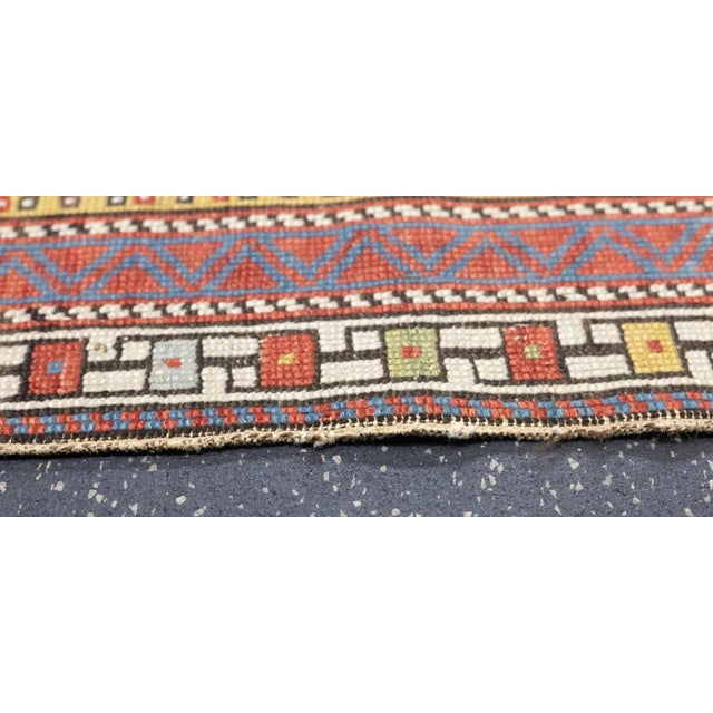 Textile Antique Shirvan Rug 3'9'' x 4'11'' For Sale - Image 7 of 11