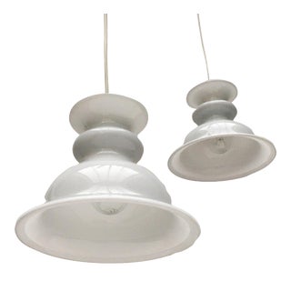 Vintage Danish Tivoli Pendant Lamps by Sidse Werner for Holmegaard, Set of 2 For Sale