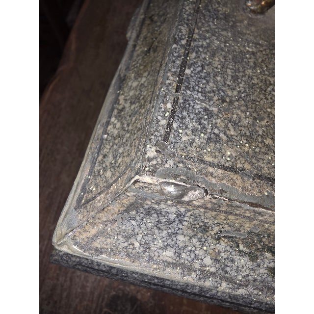 Painted Tole Tea Caddy Box For Sale - Image 10 of 11