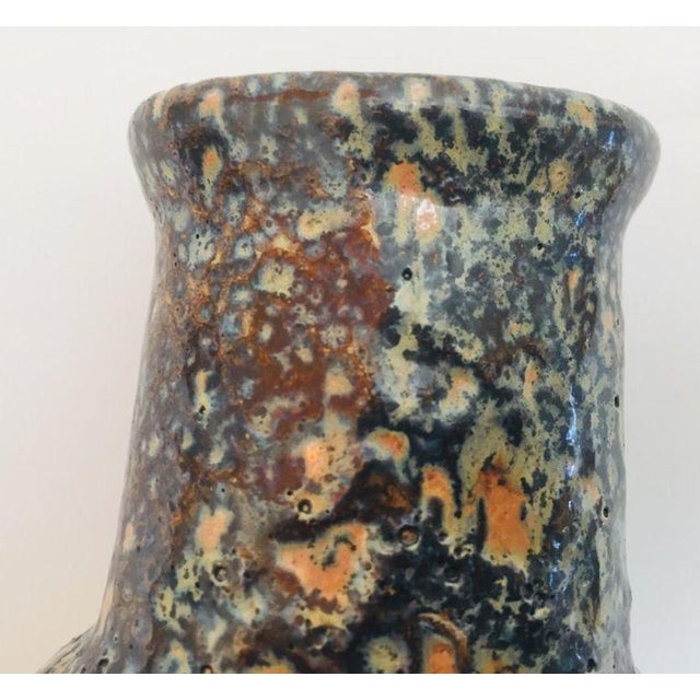 Mid 20th Century West German “Fat Lava” Studio Pottery Vase, Bauhaus-Inspired, Circa 1960s For Sale - Image 5 of 16