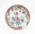Group of Four Chinese Export Famille Rose Porcelain Plates, Qianlong Period, each hand-enameled with chrysanthemum flowers...