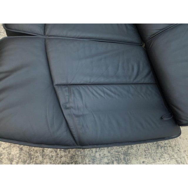 Black Ds 450 Genuine Leather Sofa 2-Seater Sofa from de Sede For Sale - Image 8 of 13