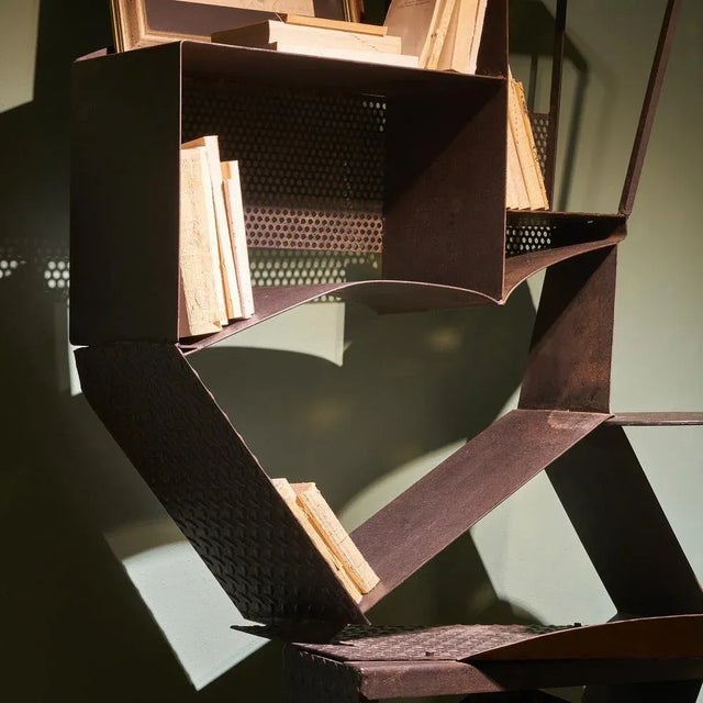 1980s Container Scultura Shelf by Alessandro Mora for Dilmos 1980s For Sale - Image 5 of 6