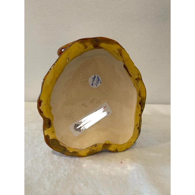 Early 20th Century Majolica Bulldog Pitcher For Sale - Image 5 of 5