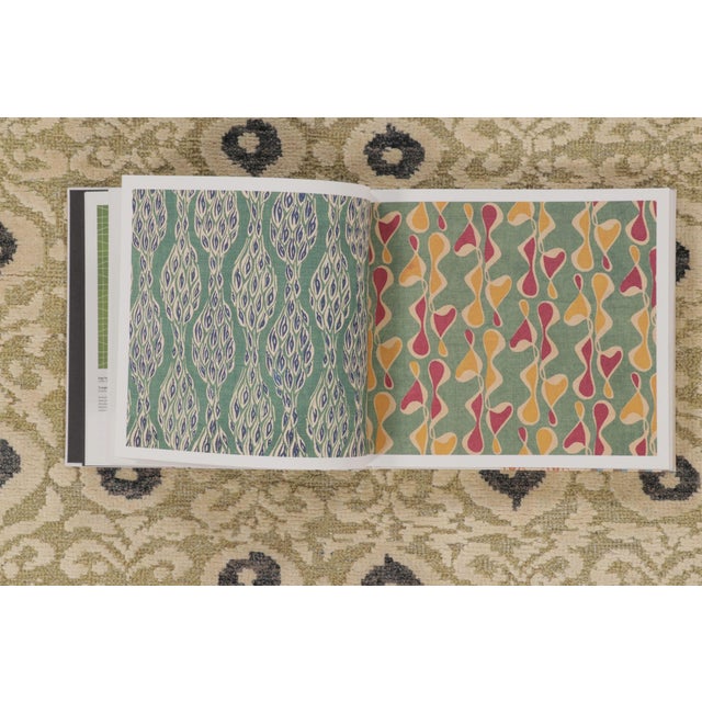 Rug & Kilim’s Block Print Rug With Floral Lattice in Beige-Brown & Charcoal For Sale - Image 10 of 10