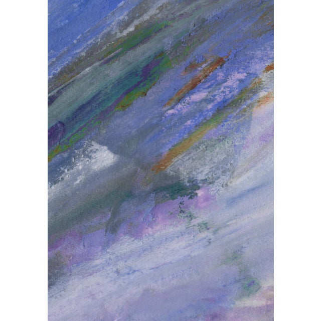 "Lapus Lake", Abstract in Blue by Molly Frances - 50" X 40" For Sale In Los Angeles - Image 6 of 8