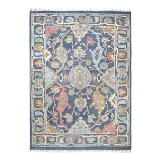Hand Knotted Oushak Rug. 10'03" X 13'09" For Sale