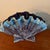 Stunning scalloped shell ceramic vase