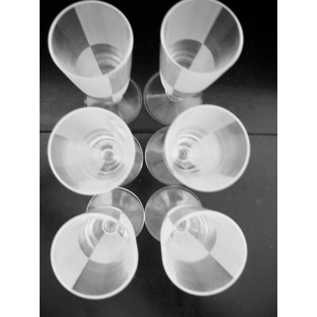 1980s Art Deco Hermes Paris Crystal Glasses - Set of 18 For Sale - Image 11 of 16