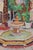 R. Hoefer Oil Pastel Painting, Spanish Courtyard For Sale - Image 13 of 18