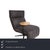 Modern Etino Fabric and Wood Armchairs from Koinor, Set of 2 For Sale - Image 3 of 18