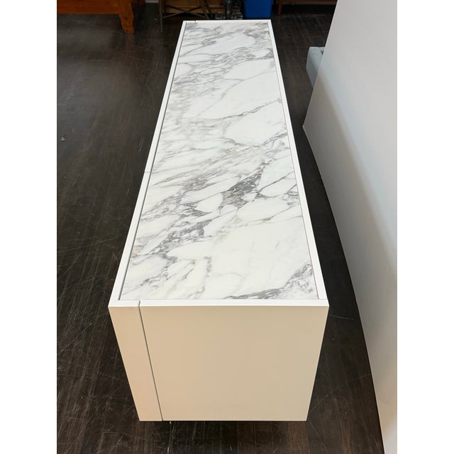 Calligaris White Lacquered Horizon Sideboard For Sale In San Francisco - Image 6 of 12