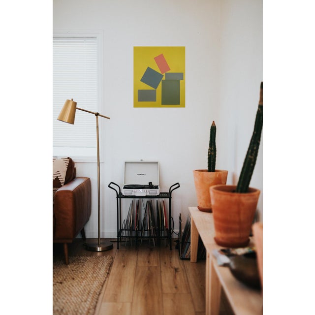 "Endurance" Contemporary Minimalist Geometric Oil Painting by Shyun Song For Sale - Image 4 of 4