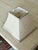 1960s Stiffel 1960s Silk Tapered Sloped Square Transitional Traditional Lamp Shade For Sale - Image 5 of 18