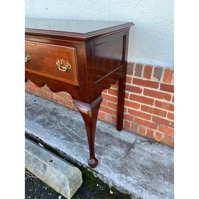 Wood Henkel Harris Mahogany Inlaid Sideboard Buffet For Sale - Image 7 of 11