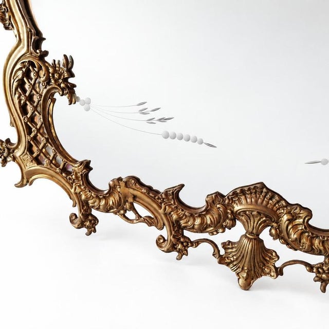 Louis XV Bronze Mirror For Sale - Image 3 of 9