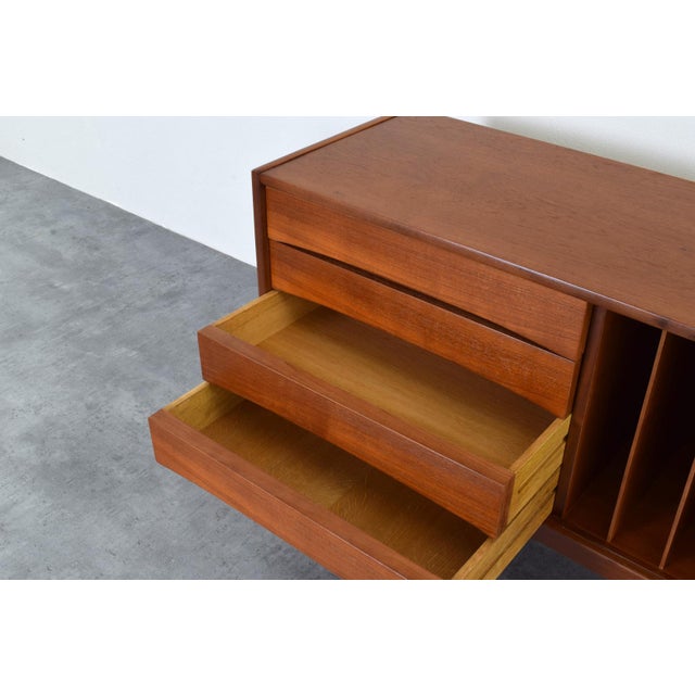 Mid-Century Modern Teak Hi-Fi Sideboard by Erik Wørts for Ikea, 1960s For Sale - Image 14 of 17