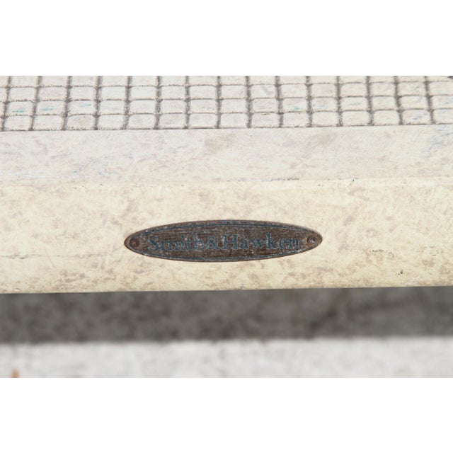 Late 20th Century Smith And Hawken Metal Table For Sale - Image 5 of 6