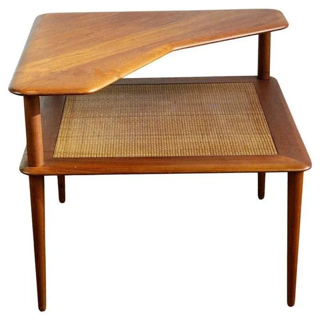 Scandinavian Modern Minerva Side Table in Teak attributed to Peter Hvidt for Soborg Mobler, 1960s For Sale - Image 12 of 12