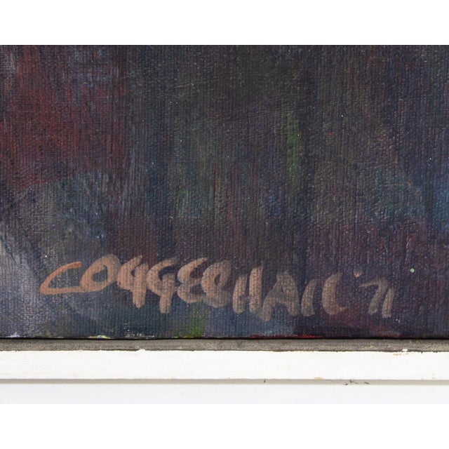 George Coggeshall 1971 Oil on Canvas Painting by George Coggeshall For Sale - Image 4 of 9