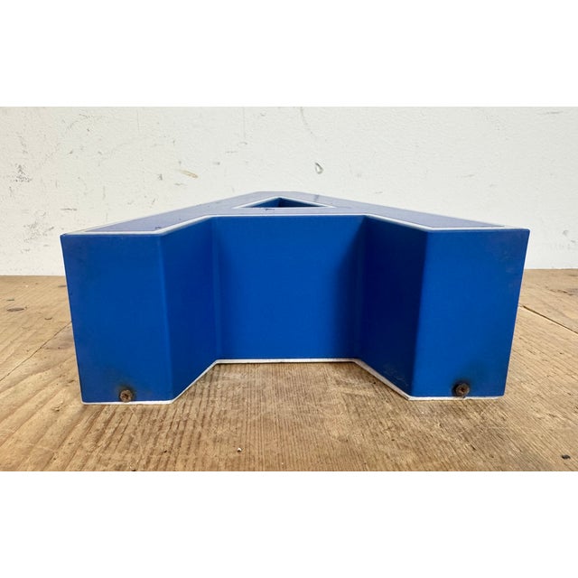 Plastic Vintage Blue Plastic Illuminated Letter A, 1970s For Sale - Image 7 of 15