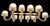 Mid-Century Italian Rostrato Murano Glass Chandelier from Ercole Barovier, 1940s For Sale - Image 11 of 13