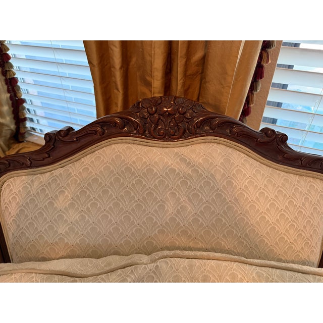 Drexel Heritage 1990s Drexel Heritage Pair Louis XV French Feuteuil Chairs For Sale - Image 4 of 7
