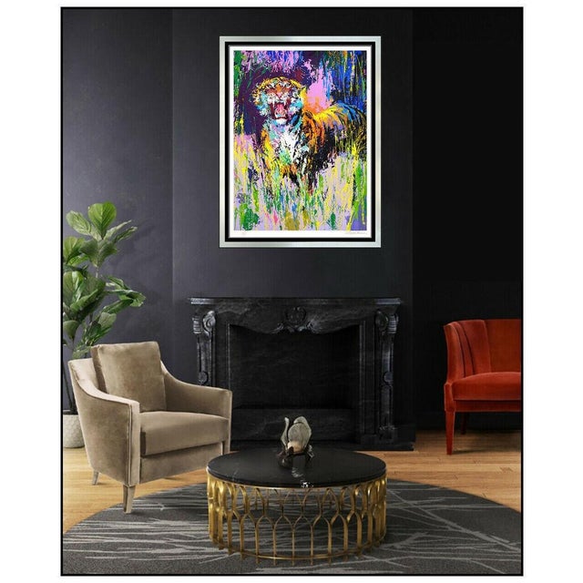 Message us to inquire about custom framing options! (Included for free with every purchase) LeRoy Neiman Large and...
