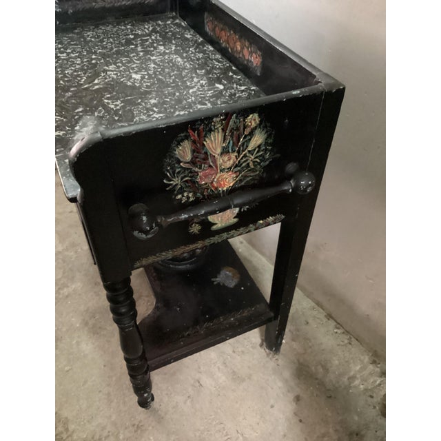 Wood Louis Philippe Mobile Bathroom Dressing Table, 1850s For Sale - Image 7 of 14