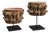 Antique Carved Wooden Corinthian Capitals, 1880, Set of 2 For Sale